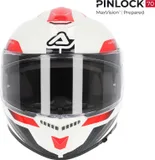 Acerbis Casco Krapon 2206 blanco y rojo XXXL, foto 2