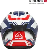 Acerbis Casco X-Way graphic blanco azul rojo M, foto 5