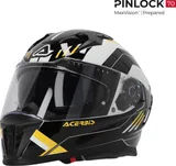 Acerbis Casco X-Way graphic negro amarillo L, foto 1