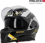 Acerbis Casco X-Way graphic negro amarillo L, foto 2