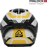 Acerbis Casco X-Way graphic negro amarillo L, foto 5