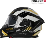 Acerbis Casco X-Way graphic negro amarillo L, foto 6