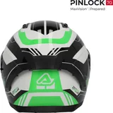 Acerbis Casco X-Way graphic negro verde XL, foto 5