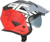 Acerbis Casco Jet Aria gris rojo XS, foto 2