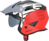 Acerbis Casco Jet Aria gris rojo XS, foto 3