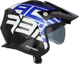 Acerbis Casco Acerbis Jet Aria Graphic negro azul S, foto 2