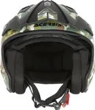 Acerbis Casco Acerbis Jet Aria Graphic negro camo verde, foto 4