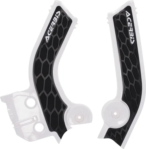 Protectores chasis Kove 450 Rally blanco/negro