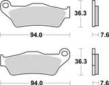Brembo Pastillas freno Brembo 07001XS sinterizadas, foto 3