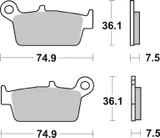 Brembo Pastillas de freno Brembo 07010 genuinas, orgánico, delanteras, foto 2