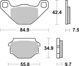 Brembo Pastillas de freno Brembo 07014 genuinas, orgánico, foto 3