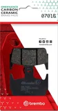 Brembo Pastillas de freno Brembo 07016 genuinas, orgánico, traseras, foto 1