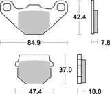 Brembo Pastillas de freno Brembo 07026 genuinas, orgánico, foto 3