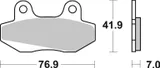 Brembo Pastillas de freno Brembo 07027 genuinas, orgánico, delanteras, foto 3