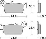 Brembo Pastillas de freno Brembo 07028 genuinas, orgánico, foto 3