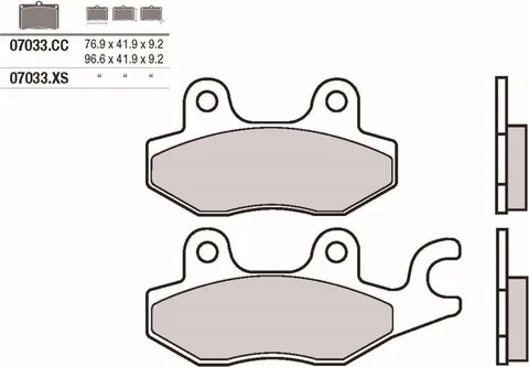 Pastillas freno Brembo sinterizadas