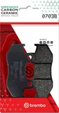 Brembo Pastillas de freno Brembo 07038 genuinas, orgánico, delanteras, foto 1