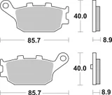 Brembo Pastillas freno Brembo 07053XS sinterizadas, traseras para Zontes M 125, foto 3