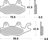 Brembo Pastillas de freno Brembo 07071 genuinas, orgánico, delanteras, foto 3