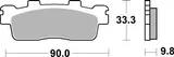 Brembo Pastillas de freno Brembo 07085 genuinas, orgánico, traseras, foto 3