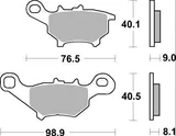 Brembo Pastillas de freno Brembo 07091 genuinas, orgánico, delanteras para Yamaha JOG 50 ZR, foto 3