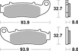 Brembo Pastillas de freno Brembo 07107 genuinas, orgánico para Fantic Caballero Motard, foto 3