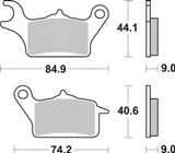 Brembo Pastillas de freno Brembo 07111 genuinas, orgánico, delanteras, foto 3