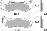 Brembo Pastillas de freno Brembo 07115 genuinas, orgánico, foto 3