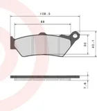 Brembo Pastillas freno Brembo 07BB03SP sinterizadas, traseras, foto 2