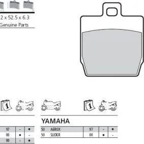 Pastillas de freno Brembo genuinas