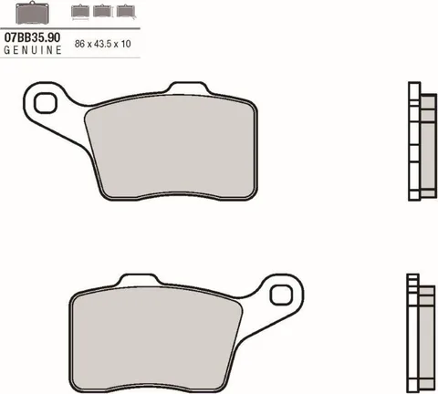 Pastillas de freno Brembo genuinas