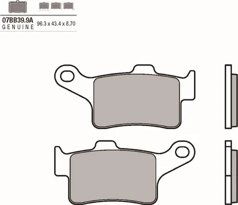 Pastillas de freno Brembo genuinas