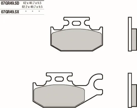 Pastillas freno Brembo sinterizadas
