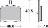 Brembo Pastillas freno Brembo 07HD08SP sinterizadas, traseras para Buell 1125 CR, foto 2