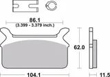 Brembo Pastillas de freno Brembo 07HD0910 genuinas, orgánico, foto 2