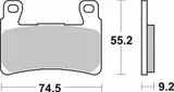 Brembo Pastillas freno Brembo 07HD20SA sinterizadas, delanteras, foto 2