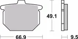 Brembo Pastillas de freno Brembo 07HO0307 genuinas, orgánico, foto 2