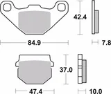 Brembo Pastillas de freno Brembo 07HO1118 genuinas, orgánico, foto 2