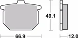 Brembo Pastillas de freno Brembo 07HO1212 genuinas, orgánico para Honda GL 1000 Gold Wing, foto 2