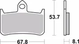 Brembo Pastillas de freno Brembo 07HO2807 genuinas, orgánico, foto 2