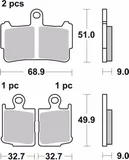 Brembo Pastillas freno Brembo 07HO37SA sinterizadas, delanteras para Honda VFR 1200 F, foto 2