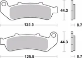 Brembo Pastillas freno Brembo 07HO39SA sinterizadas, delanteras para Honda ST 1100 Pan European, foto 2