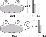 Brembo Pastillas de freno Brembo 07HO4008 genuinas, orgánico, foto 2