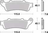 Brembo Pastillas de freno Brembo 07HO44CC orgánicas, delanteras para Honda ST 1100 Pan European, foto 2