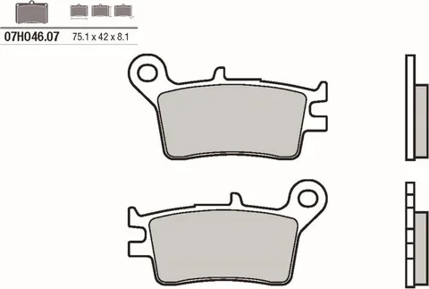Pastillas de freno Brembo genuinas