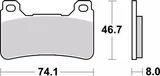 Brembo Pastillas freno Brembo 07HO50SA sinterizadas, delanteras, foto 2