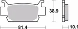 Brembo Pastillas freno Brembo 07HO58SD sinterizadas para Honda TRX 500, foto 2