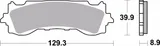 Brembo Pastillas freno Brembo 07HO65SA sinterizadas, delanteras para Honda GL 1800 Gold Wing, foto 2