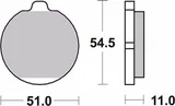 Brembo Pastillas de freno Brembo 07KA0414 genuinas, orgánico para Kawasaki Z 1300, foto 2