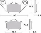Brembo Pastillas freno Brembo 07KA08SA sinterizadas, delanteras, foto 2